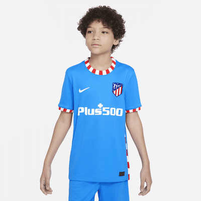 Atlético Madrid 2021/22 Stadium Third Big Kids' Nike Dri-FIT